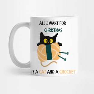 All I want for Christmas is a Cat and a Crochet Mug